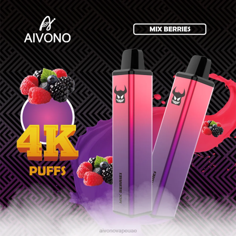 Aivono AIM FREAK 4000 التوت المختلط NX24D6260 | Aivono Puffs